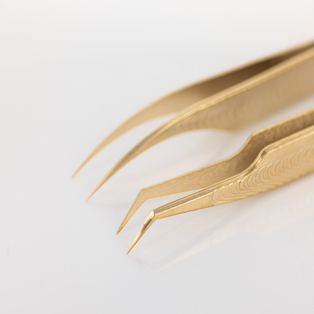 Gold Lash Tweezers